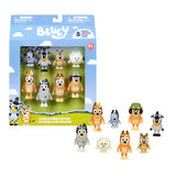8-Pack 2.5"–3" Bluey Family Dress Up Fun Articulated Figures – Bluey, Bingo & Family