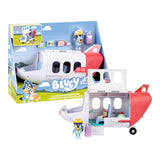 Bluey Adventure Plane Playset – Pilot Bluey Figure, 5 Travel Accessories & Sticker Sheet