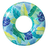 Bluescape Inflatable Swim Tube Pool Float, 31" Tropical Ring Float