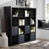 Better Homes & Gardens 16 Cube Modern Bookshelf Storage Organizer