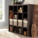 Better Homes & Gardens 16 Cube Modern Bookshelf Storage Organizer