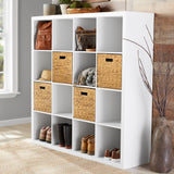 Better Homes & Gardens 16 Cube Modern Bookshelf Storage Organizer