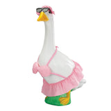 Gaggleville Pink Bikini Goose Outfit for 23" Garden Goose Statue, Summer Goose Clothes with Sun Hat & Sunglasses