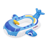 Funsicle 37" Blue Jet Inflatable Pool Float for Toddlers & Babies Ages 1-2