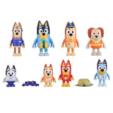 8-Pack 2.5"–3" Bluey Gotta Be Done Work Articulated Figures – Family & Friends