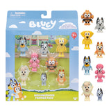 8-Pack 2"–2.5" Bluey Neighborhood Friends Articulated Character Figures – Exclusive Set