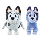 2-Piece Bluey Cousins Plush Bundle – 8" Muffin & 7.5" Socks Soft Toys, Ages 3+