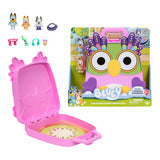Bluey Chattermax Figure Carrying Case – 4 Figures, 3 Musical Accessories & Kiwi Play Mat