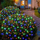 Christmas Net Lights Outdoor, 192 LED 9.8FT × 6.6FT Waterproof Mesh Lights