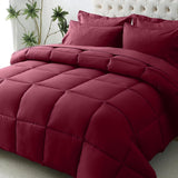 Lightweight Cooling Quilted Comforter, All Season Down Alternative Duvet