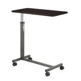 Over the Bed Side Table Wheels Hospital Overbed Rolling Tray Adjustable Bedside!