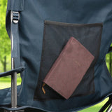Timber Ridge Outdoor Loveseat Folding Camping Chair with Integrated Center Table
