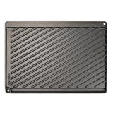 Lodge Cast Iron Reversible Grill/Griddle 17" x 12" – Double-Sided Cast Iron Griddle