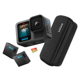 GoPro HERO13 Black Action Camera Bundle w/ 2 Enduro Batteries 128GB Card & Case