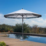 SunVilla 10 ft. Cabana Fringe Market Umbrella – Patio Umbrella with Outdura® Canopy