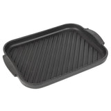 Peugeot Grill to Table 15" Ceramic Meat Grill – Enameled Ceramic Grill Plate with Raised Ridges