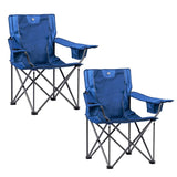 Timber Ridge Oversize Quad Chair 2-Pack – Heavy-Duty Folding Camping Chairs