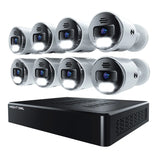 Night Owl 12-Channel 4K PoE Security Camera System – 8 Wired Cameras with 2TB NVR, Smart Detection &amp; 2-Way Audio
