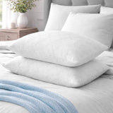 Charisma Cooling Pillow 2-Pack – Cool-to-the-Touch Bed Pillows with Down Alternative Fill