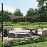 Coolaroo 13' x 7' Rectangle Shade Sail, UV-Blocking Sun Shade Canopy
