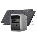 EcoFlow DELTA 3 Max Plus Solar Generator Combo with 2x 160W Solar Panel