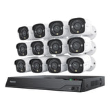 Reolink 16-Channel 12-Camera 12MP 4K+ PoE Security Camera System with 4TB NVR