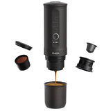 OutIn Nano Portable Espresso Machine Travel Kit, 20-Bar Capsule & Ground Coffee
