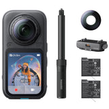 Insta360 X6 8K 360 Action Camera Bundle, AI Engine 8K 1-Inch Imaging
