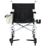 Medline Freedom 3 Transport Wheelchair Lightweight Foldable Chair 300 lb