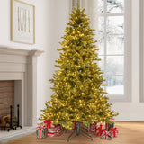 7.5' Pre-Lit Radiant Micro LED with Twinkle Blue-Gray Artificial Christmas Tree