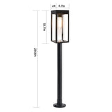 Lutec XL Solar LED Pathway Lights 2-Pack – 200 Lm Aluminum Solar Landscape Lights
