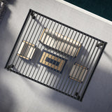 Mirador Adjustable Louvered Aluminum Pergola with Integrated Gutter System