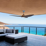 Atomi Smart 60" Wi-Fi Outdoor Ceiling Fan with Color-Changing LED Light