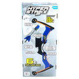 Zing Hyper Strike Bow & Whistling Arrow Set – Long-Range Toy Bow with 6 Zonic Arrows & Targets