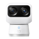 eufy Indoor Cam S350 Wired 4K Dual-Lens Security Camera with 360° Pan & Tilt