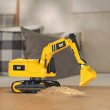 CAT Massive Mover RC Steel Excavator – Remote Control Construction Toy with Metal Construction, Digging &amp; Scooping Functions, USB-C Rechargeable