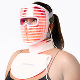iRESTORE Illumina LED Red Light Therapy Face, Neck and Chest Mask Set