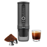 OutIn Nano Portable Espresso Machine Travel Kit, 20-Bar Capsule & Ground Coffee