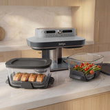 Ninja CRISPi DualZone Glass Air Fryer – 2-Basket Cooking, 8-qt. CRISPi Boost