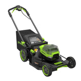 Greenworks 80V 21-Inch Brushless Self-Propelled Lawn Mower – Poly Deck Cordless Mower with Two Batteries and Charger
