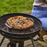 Peugeot Grill to Table 13.4" Ceramic Pizza Stone – Pizza Baking Stone with Raised Rim
