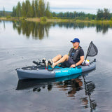 ReelYaks Raptor 9.5 ft Fin Drive Modular Fishing Kayak with Pedal Drive and Stadium Seat