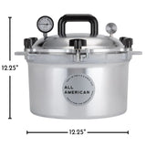All American 1930 10.5 Qt Pressure Cooker &amp; Canner Cast Aluminum USA