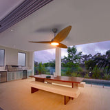 Atomi Smart 60" Wi-Fi Outdoor Ceiling Fan with Color-Changing LED Light