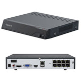 Reolink 12-Channel 4K PoE and Wi-Fi NVR Security System, 4TB, 8 Wired Dome Cameras