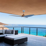 Atomi Smart 60" Wi-Fi Outdoor Ceiling Fan with Color-Changing LED Light