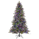 7.5' Pre-Lit Radiant Micro LED with Twinkle Blue-Gray Artificial Christmas Tree