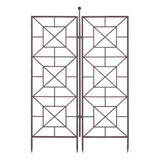 Stylecraft Bronze Steel Construction Foldable Trellis, 48″ L x 72″ H
