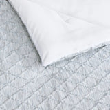 Jennifer Adams 3-Piece Yarn Dyed Comforter Set – All-Season Down Alternative Bedding with Woven Textured Design, Comforter and 2 Shams