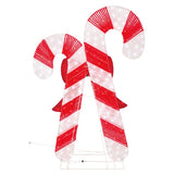 72" Candy Canes LED Holiday Display – 455 Lights, Twinkle Effects & Timer